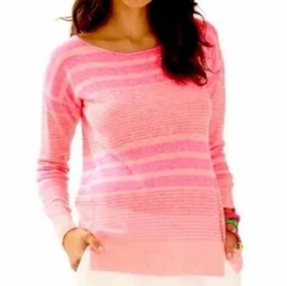 Top Long Sleeve Designer By Lilly Pulitzer In Blue, Size: Xs